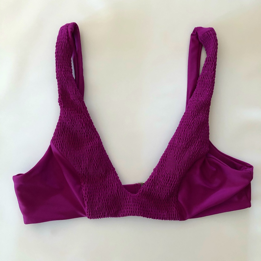 Tori Praver • Purple Seafoam Bikini Top
